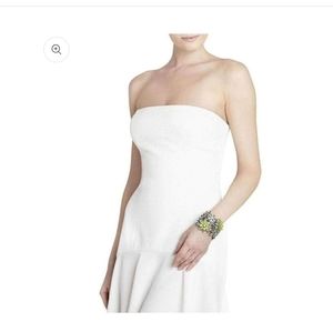 Bcbgmaxazria floral stone cuff bracelet